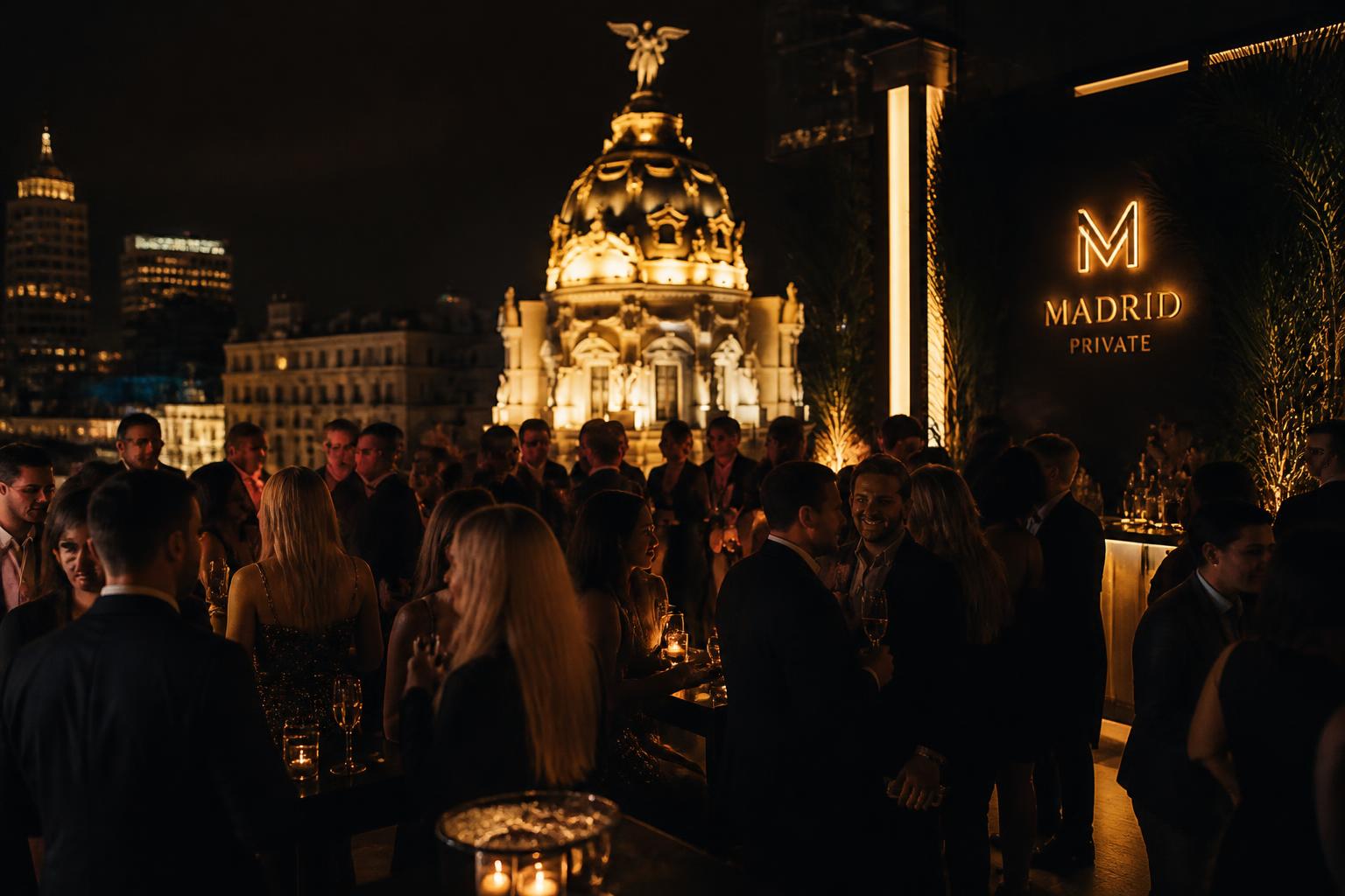 Ambiente de evento privado premium en JARANA MADRID